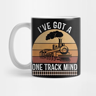 Retro Train Mug